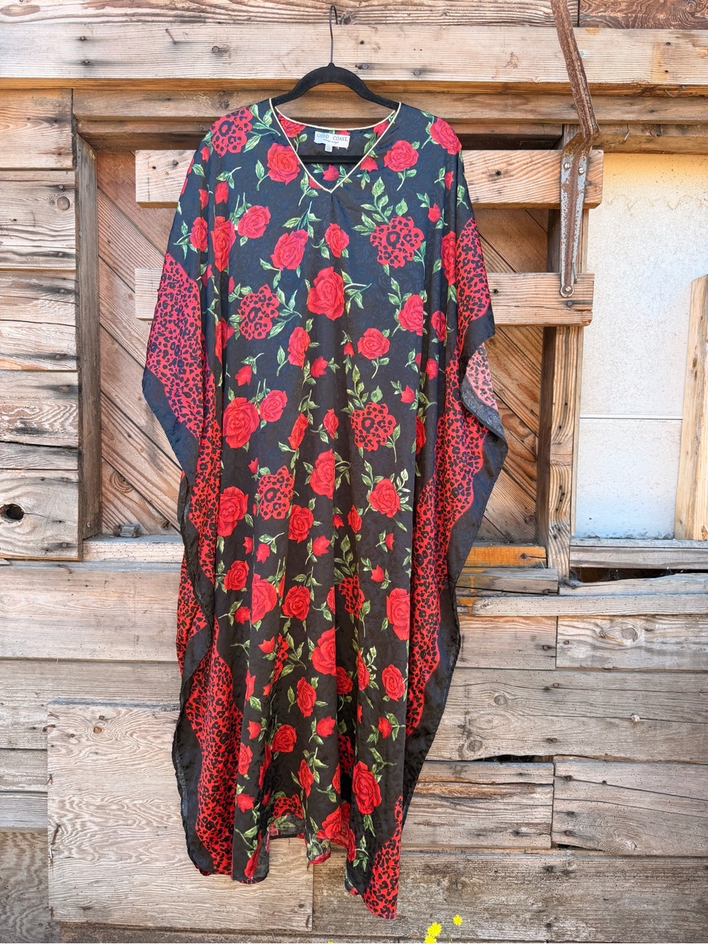 Floral/Leopard Kaftan by Gold Coast